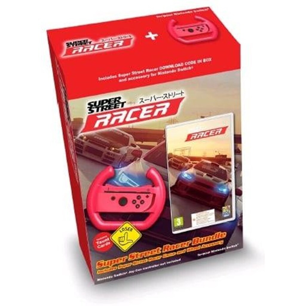 Super Street: Racer - Wheel Bundle (Code in a Box) - Nintendo Switch - Racing