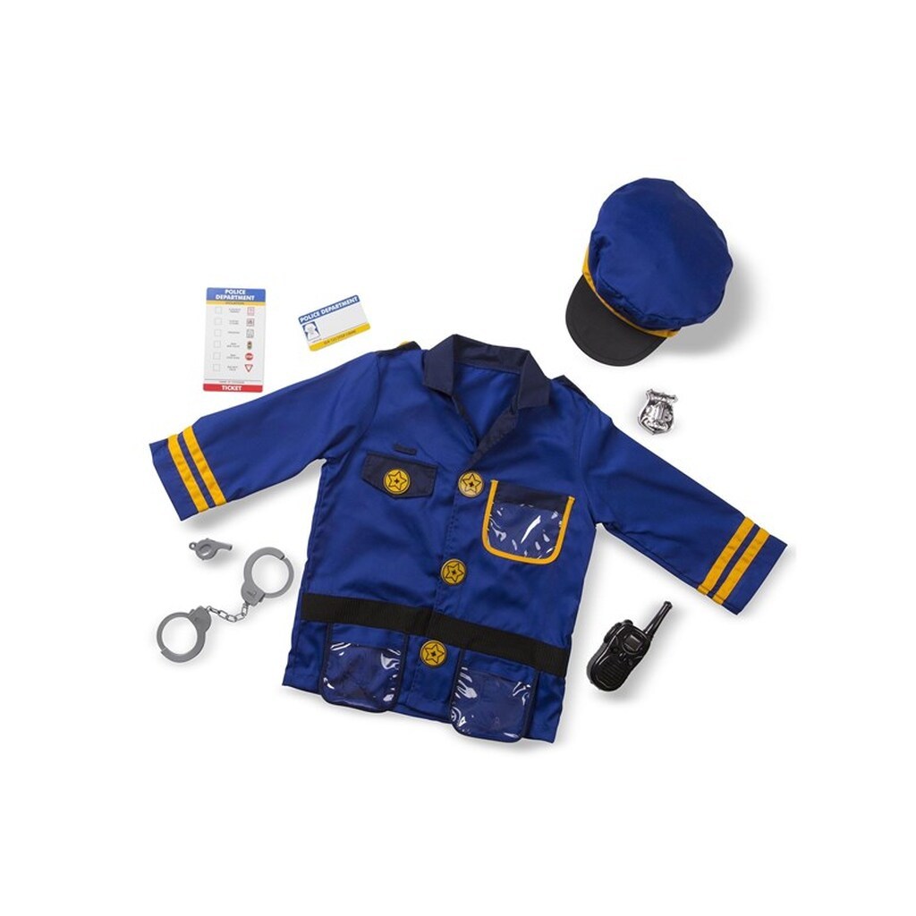 Melissa amp; Doug Police Officer Role Play Costume Set 3-6 years