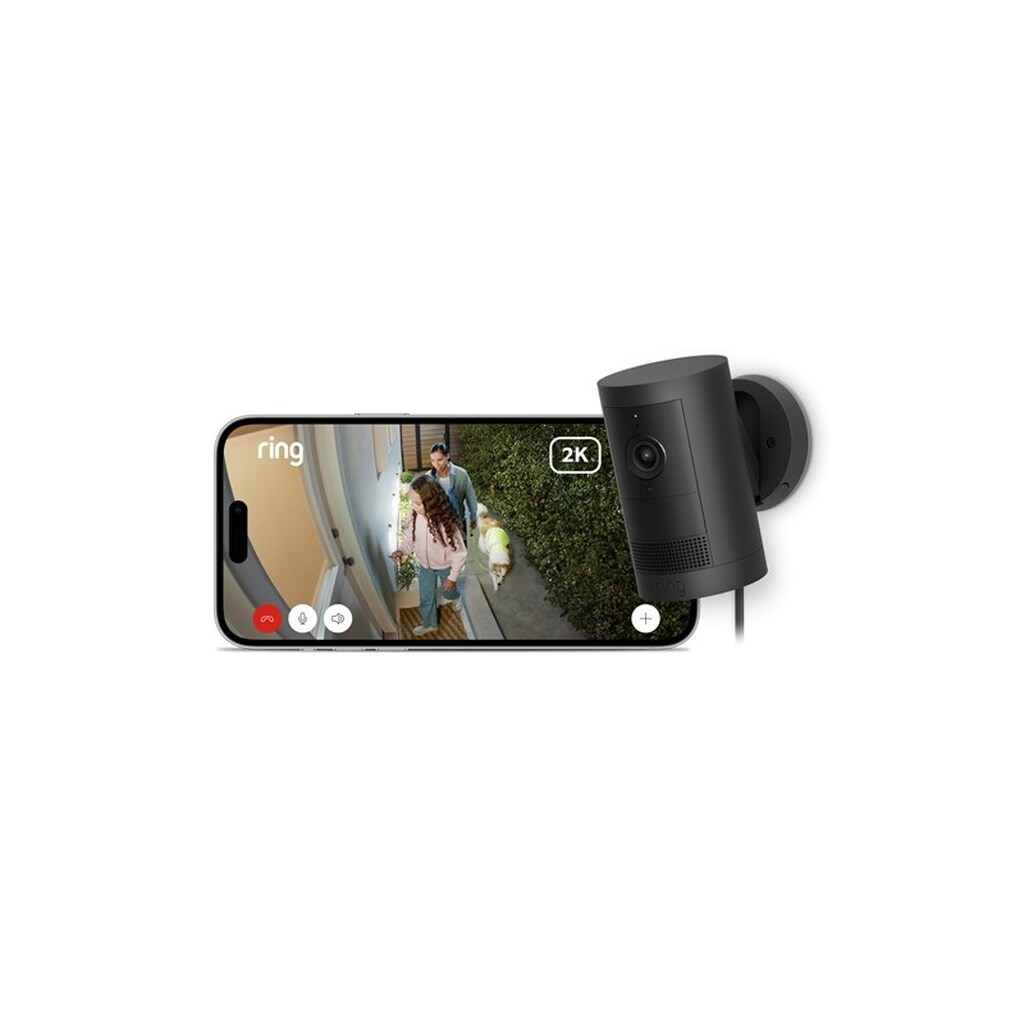 Ring Outdoor Cam Plus Plug-in, Black