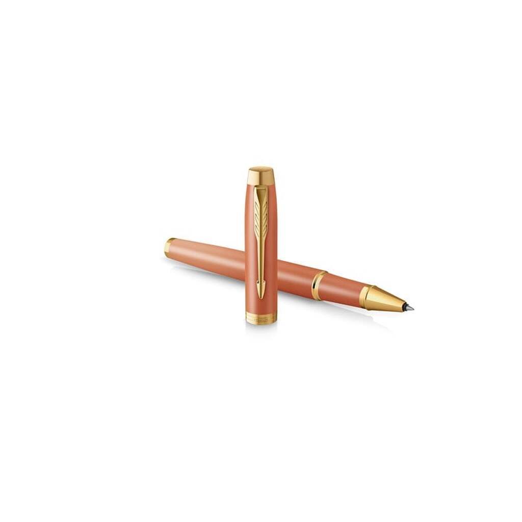 Parker IM Writing Rituals Rollerball  Uplifting Orange  Finish with Gradient amp; Gold Trims Fine Point Black Ink Gift Box