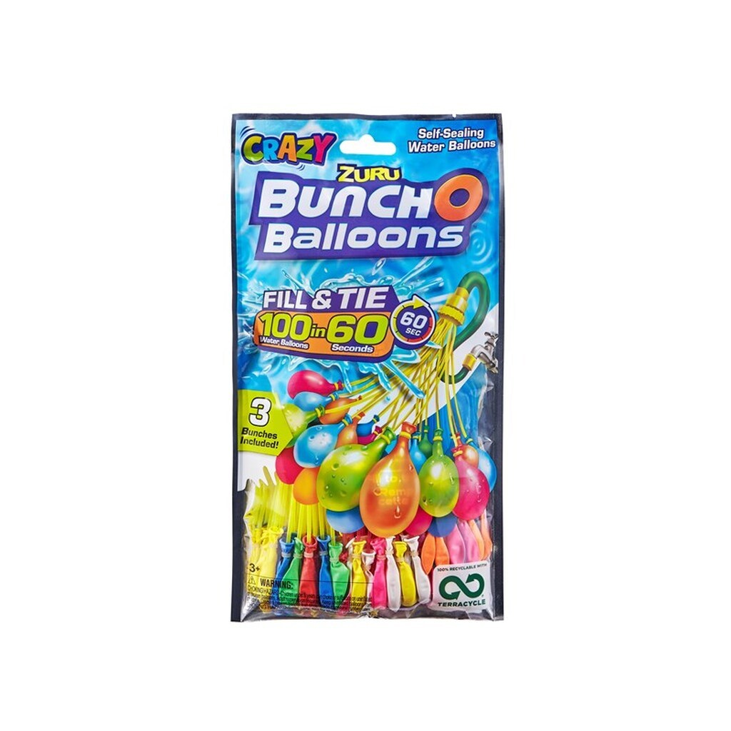 Bunch O Balloons 100+ stk vandballoner Hurtig udfyldninglt;brgt;CDU 12 stk