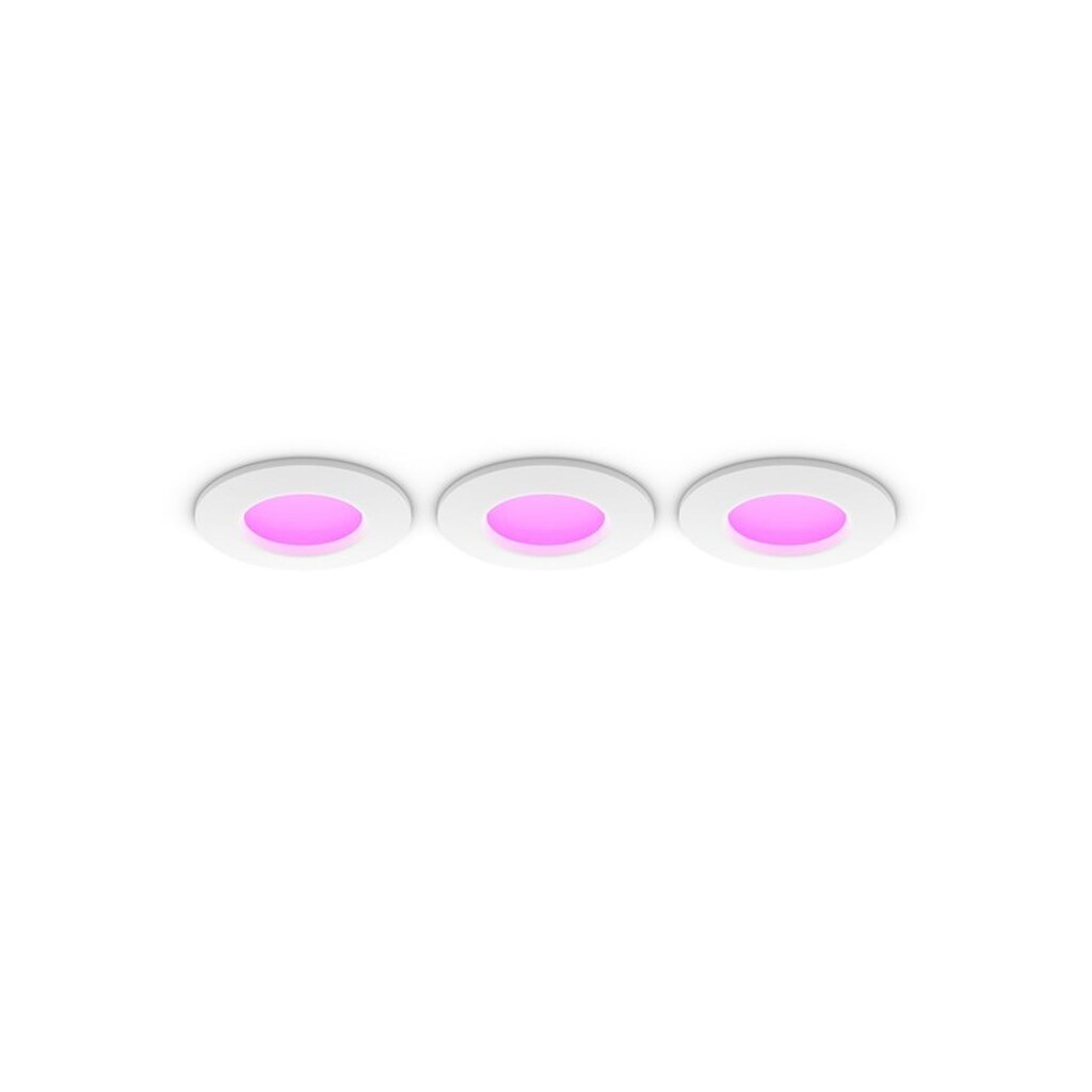 Philips Hue Slim indbygningsspot 90 mm - 3 pak