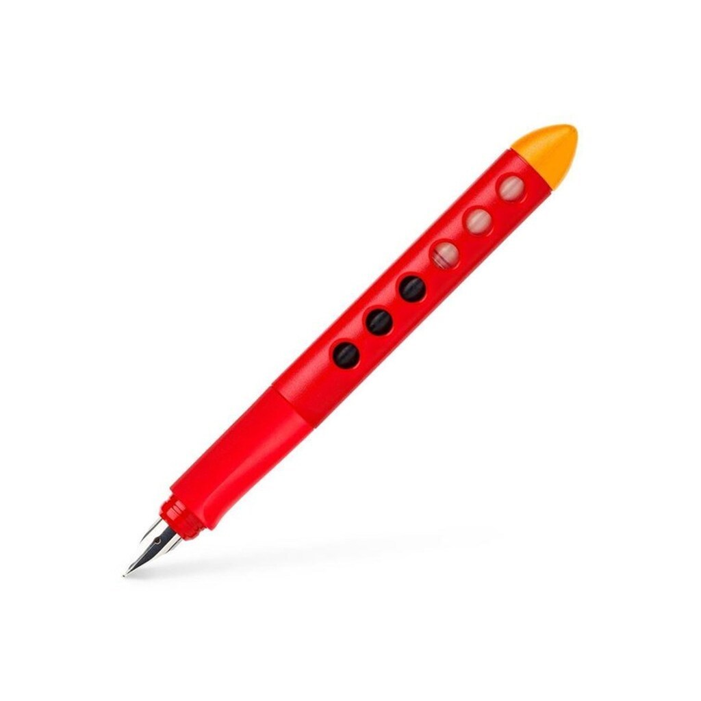 Faber Castell Scribolino school fountain pen left-hander red