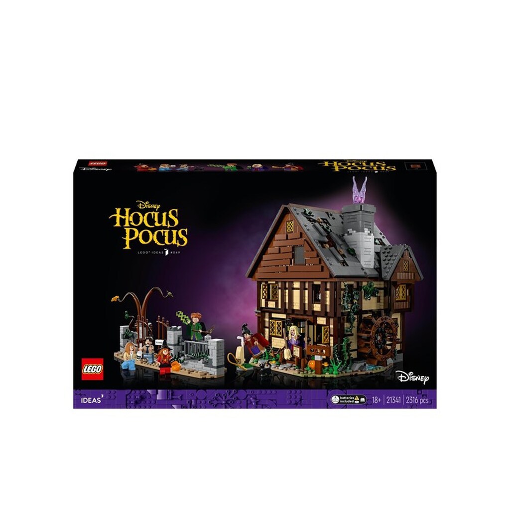 LEGO Ideas 21341 Disneys Hokus Pokus: Sanderson søstrenes hytte