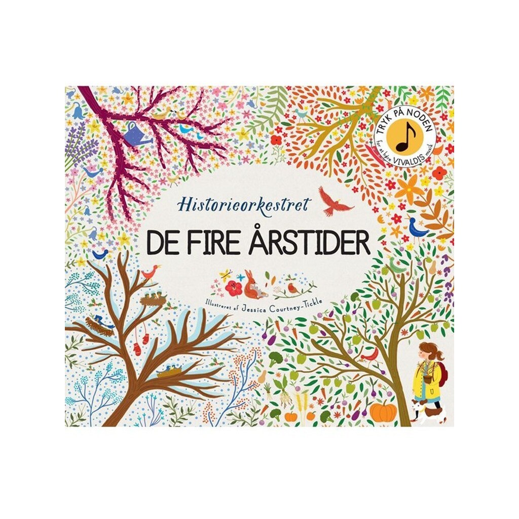 Historieorkesteret - De fire årstider - Børnebog - hardcover