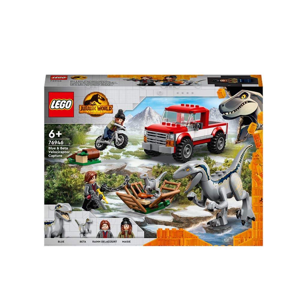 LEGO Jurassic World 76946 Blue og Beta - velociraptor-fangst