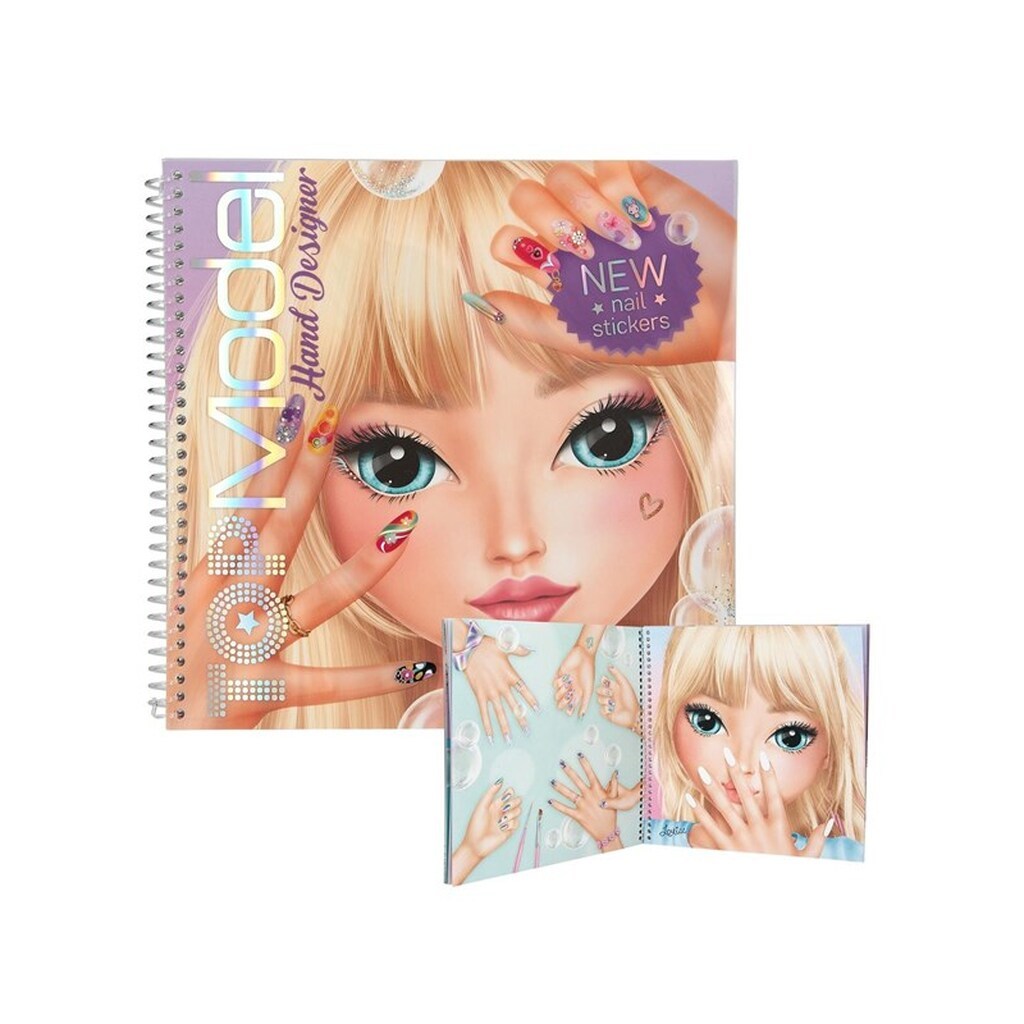 Topmodel Hand Designer Colouring Book