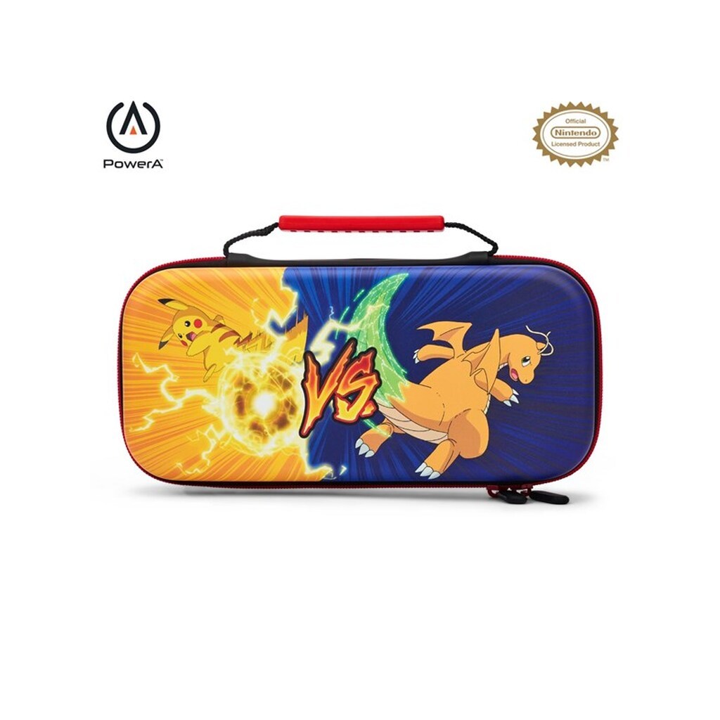 PowerA Protection Case til Nintendo Switch - OLED Model, Nintendo Switch og Nintendo Switch Lite - Pokémon: Pikachu vs. Dragonite - Bag - Nintendo Switch