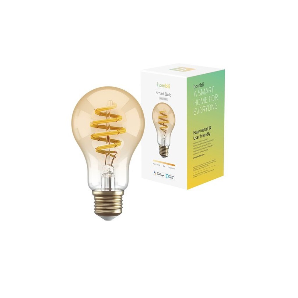 Hombli Smart Bulb A60 CCT Filament (E27) Amber