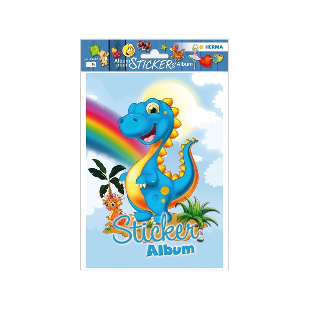 HERMA Sticker album Dinos A5 (16 pages blank)