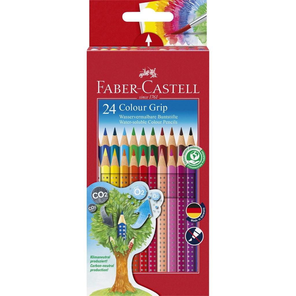 Farveblyant grip Faber-Castell 24 stk