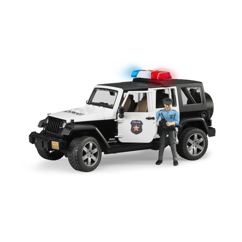 Jeep Wrangler Politibil med politimand