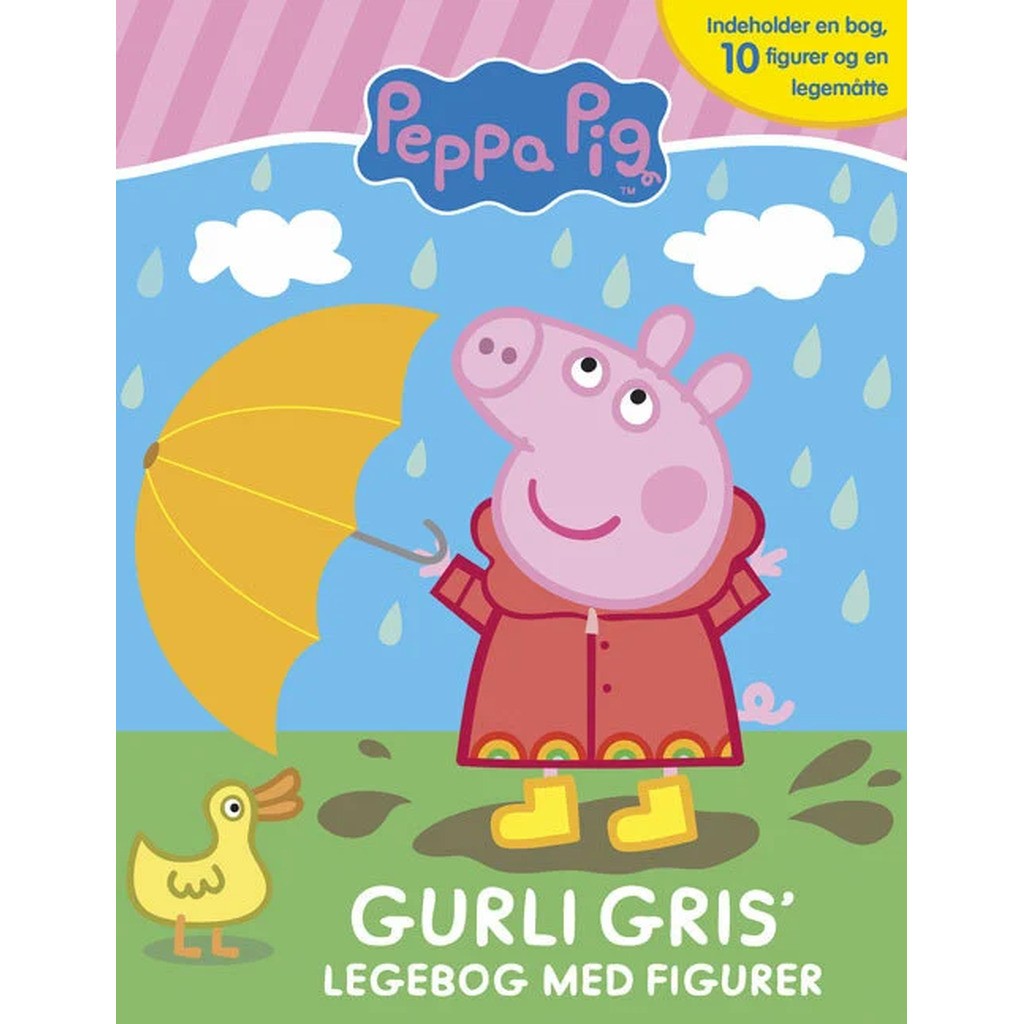 Peppa Pig - Gurli Gris legebog - med 10 figurer og legemåtte (Busy Book)