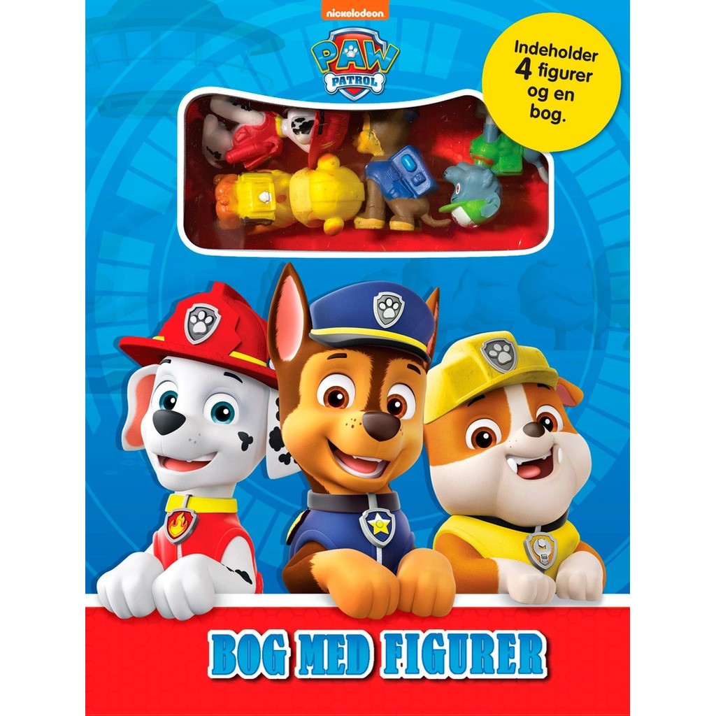D1 - Paw Patrol - Bog med figurer