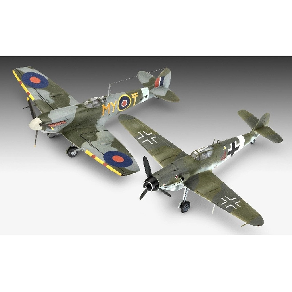 Model Set Combat Set Bf109G-10  Spitfire Mk