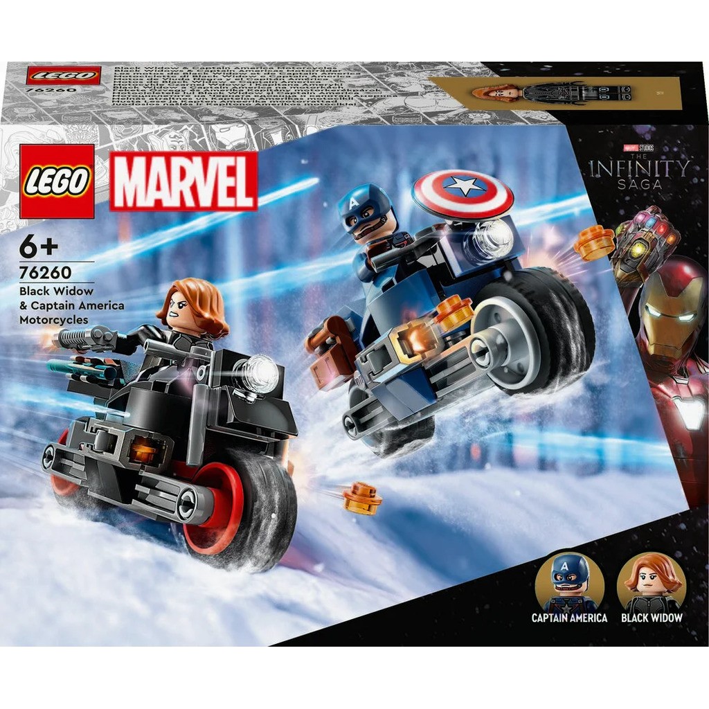 76260 LEGO Super Heroes Marvel Black Widow Og Captain Americ