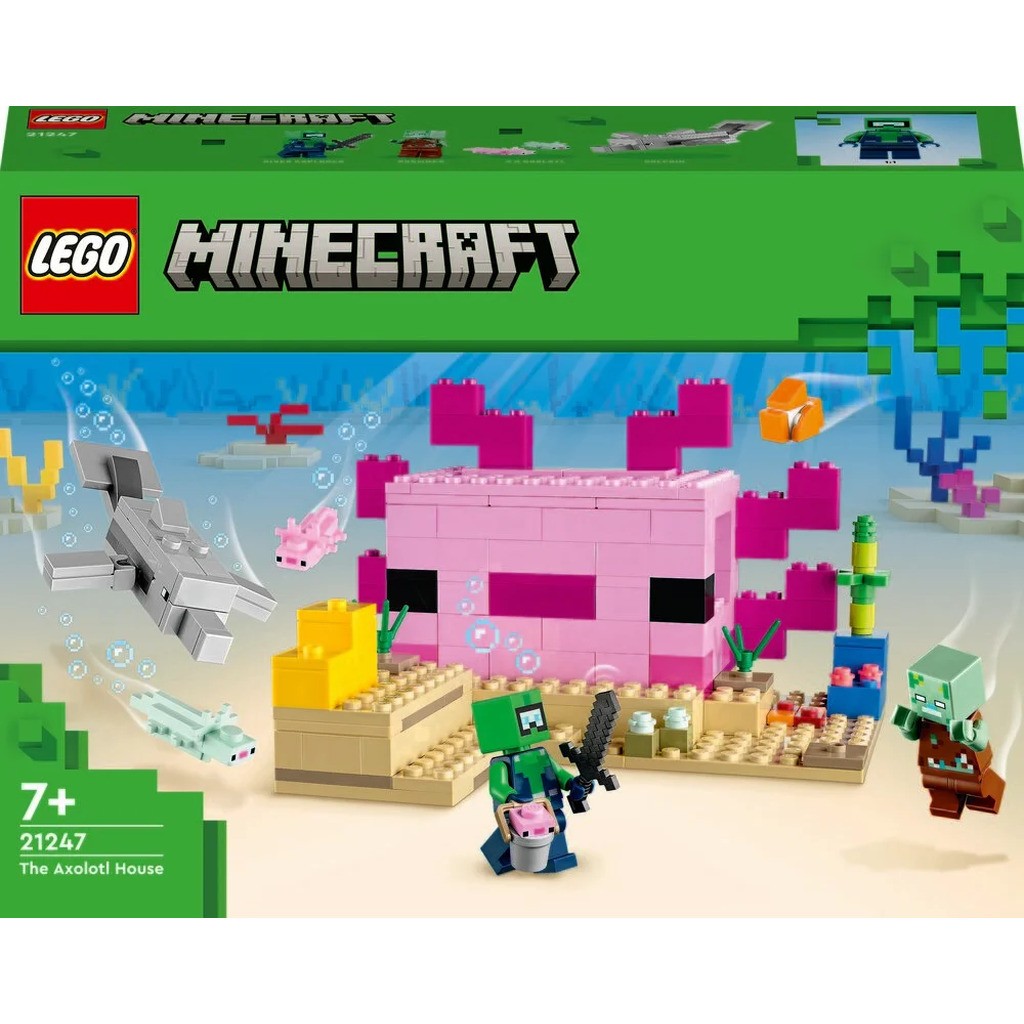 21247 LEGO Minecraft Axolotl-Huset