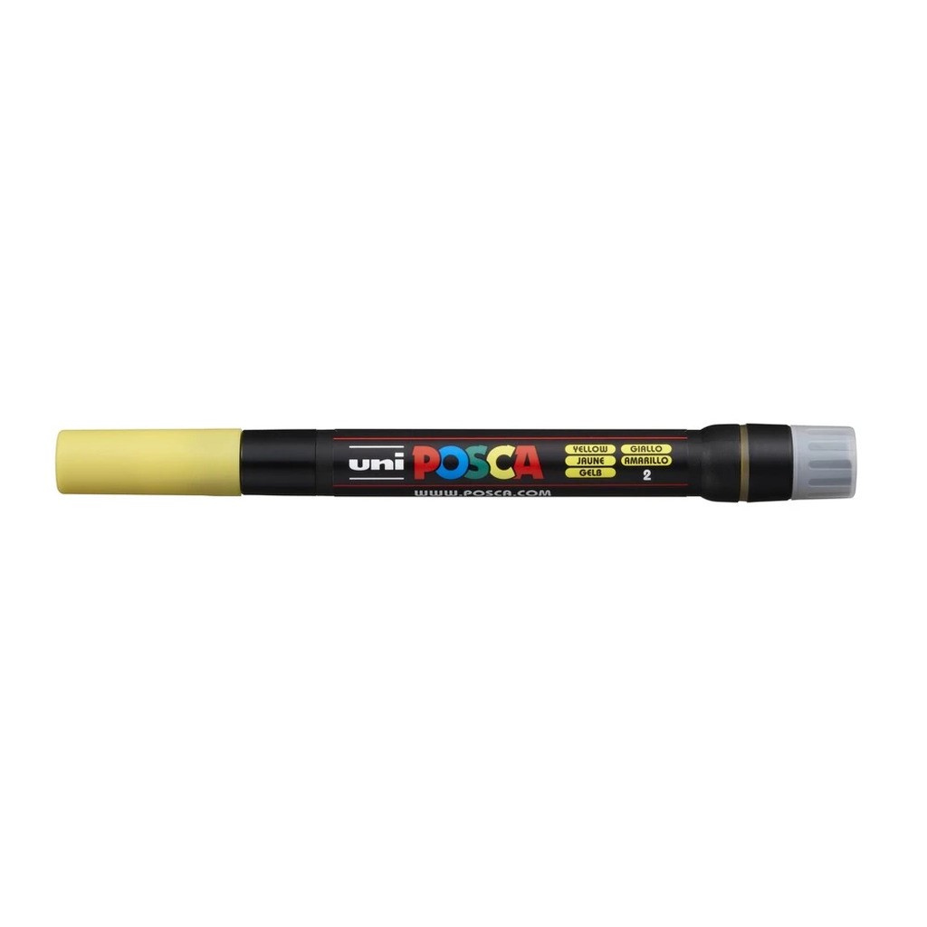 Paintmarker Uni POSCA pcf-350 gul brush