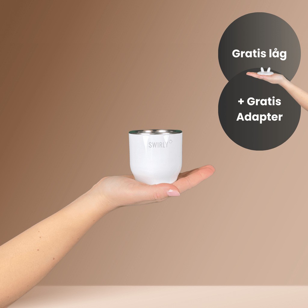 Swirly Flaskevarmer - Gratis MAM adapter  Lyseblå