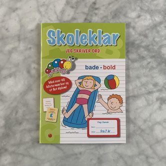 Skoleklar - jeg skriver ord