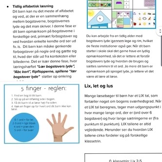 Lær at læse- pakken  (Print selv)