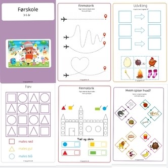 Børnehavepakke 3- 5 år (Spar 5%)
