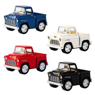 Magni Stepside Junior med Pull back - Sort, Rød, blå  Hvid - Sort