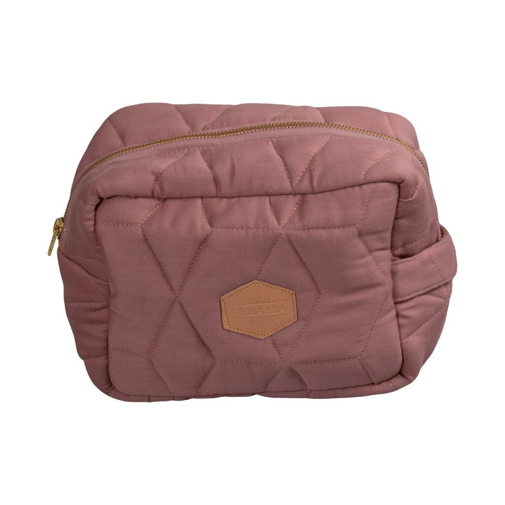 Toilettaske - Soft quilt - Wild rose (lille)