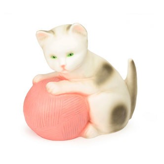 Heico lampe - Kat m. garn lyserød
