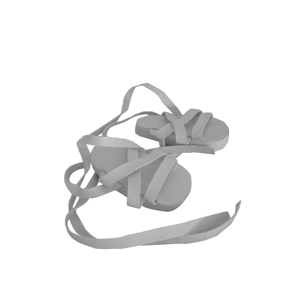 Amiga dukkesko - Hvide sandaler