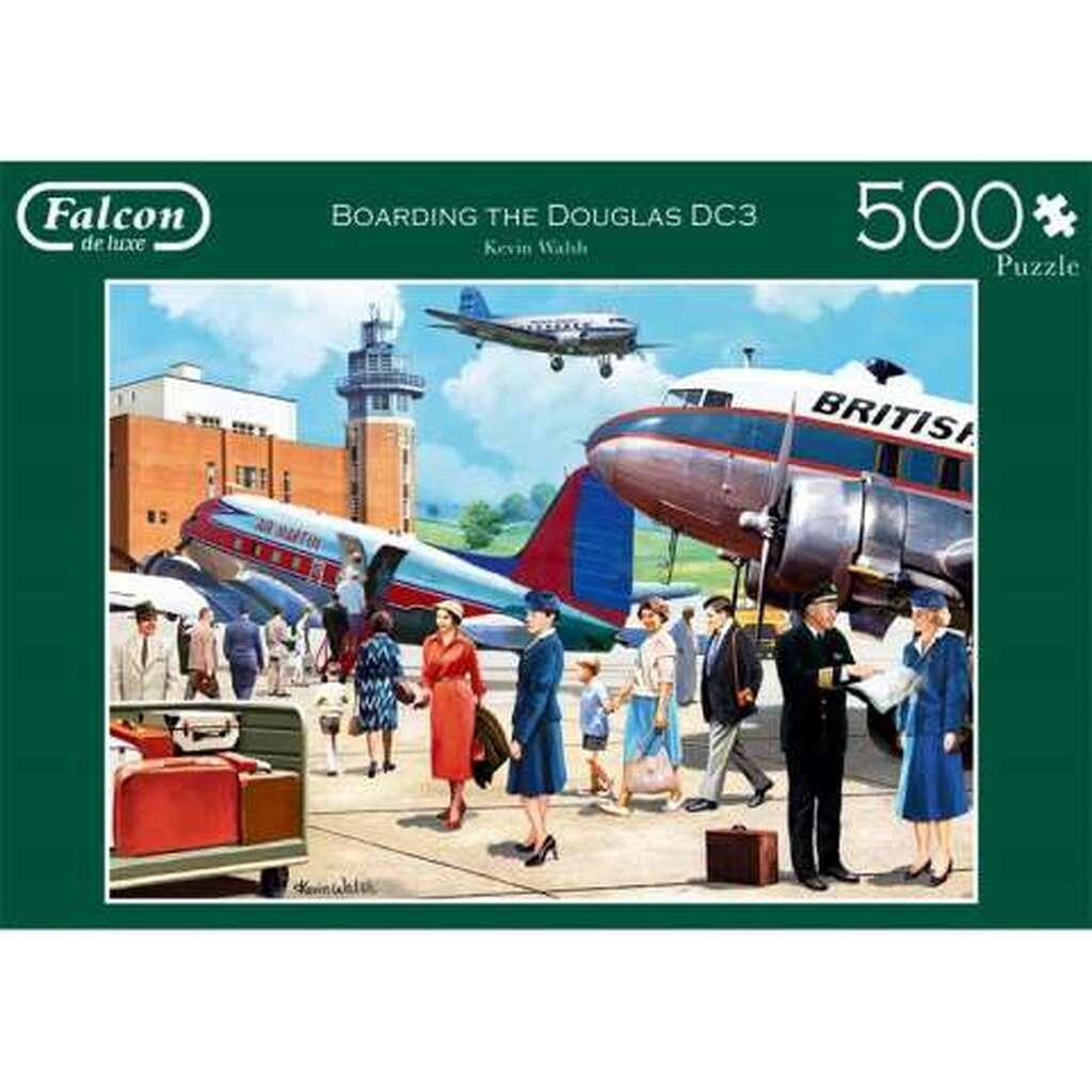 Boarding the douglas DC3 - 500 Brikker