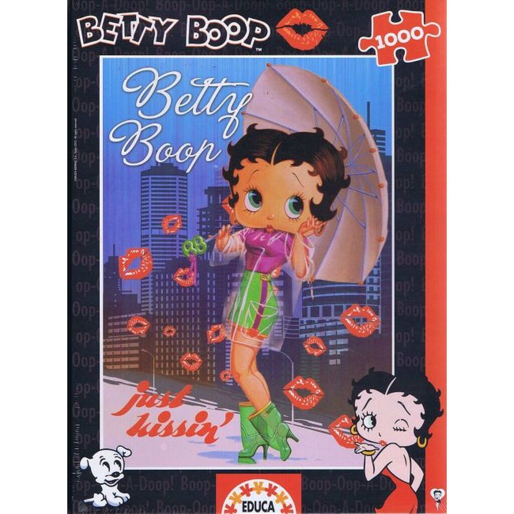Betty Boop, just kissin - 1000 brikker