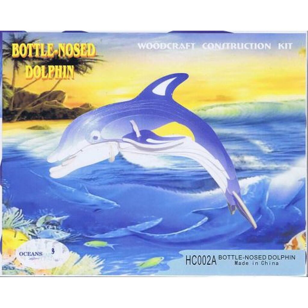 Bottle-Nosed Dolphin, Woodcraft Construction kit