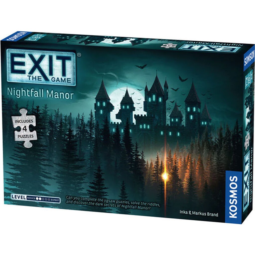 EXIT: Nightfall Manor (med 4 puslespil) - Engelsk
