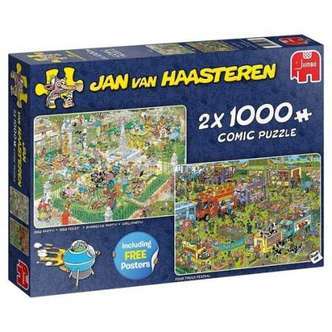 Jan van Haasteren - Food Festival - 2 x 1000 brikker