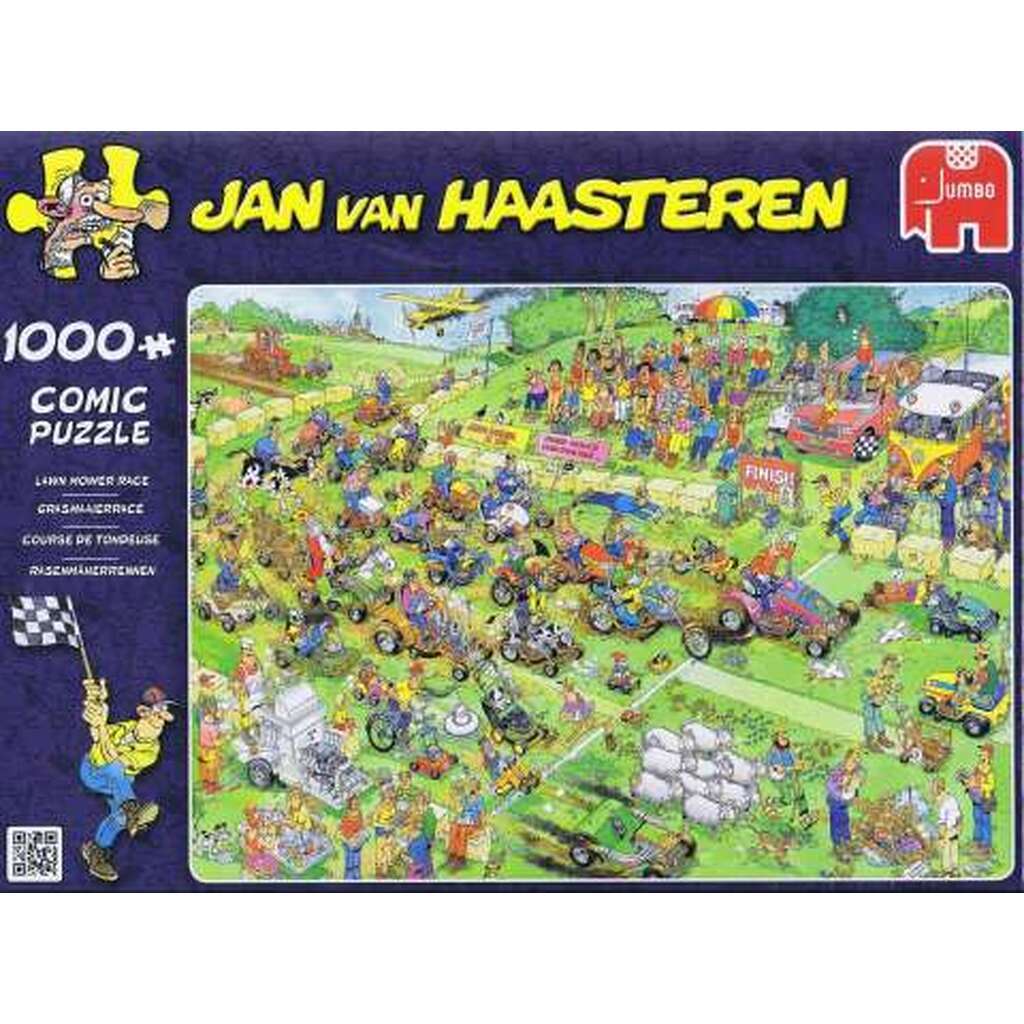 Jan van Haasteren - Lawn mower race - 1000 brikker