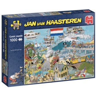 Jan Van Haasteren - By Land Air and Sea - 1000 brikker