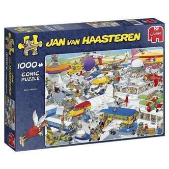 Jan van Haasteren - Busy Airport - 1000 brikker