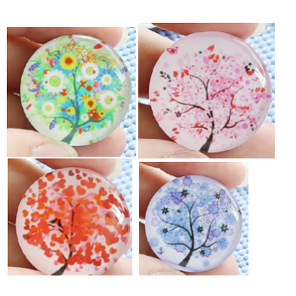 Magnet med blomstermotiv