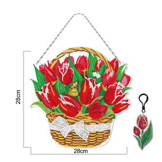 Flotte tulipaner - ophængt