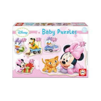 Baby Puzzles - Minnie - 3-5 brikker