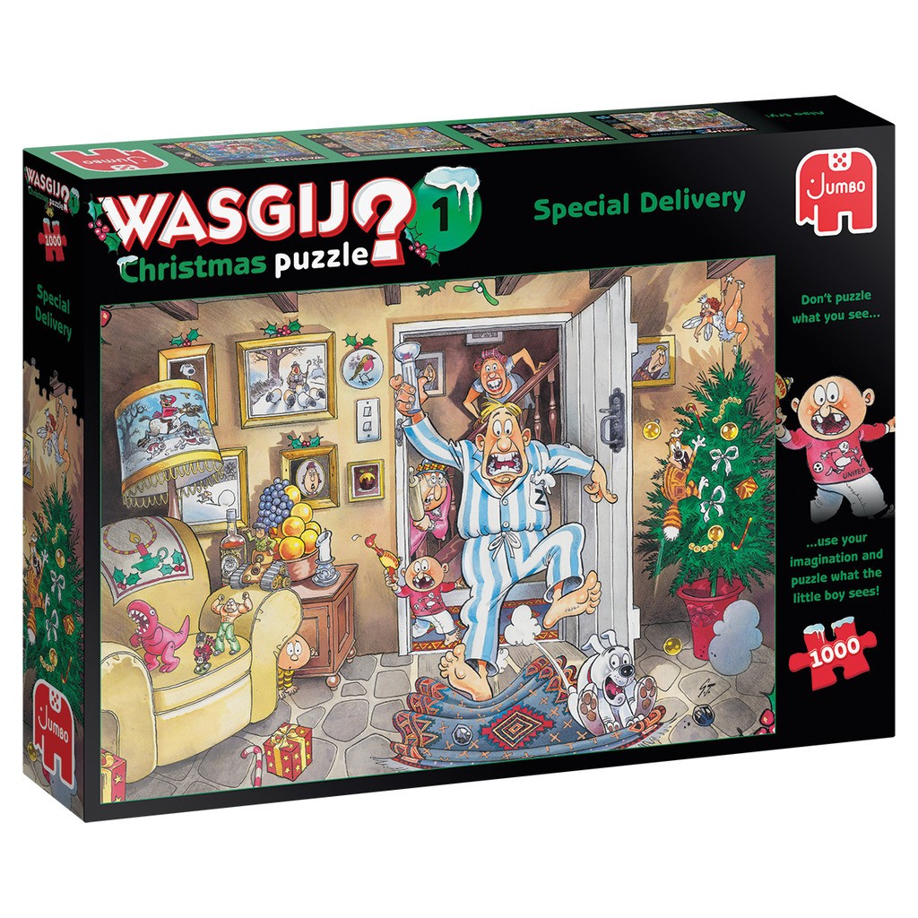 Wasgij Christmas 1 - Special Delivery - 1000 brikker