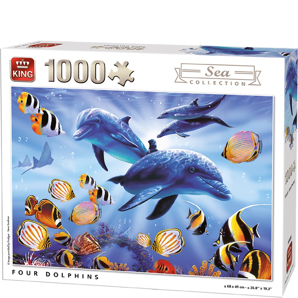 Four Dolphins - 1000 brikker
