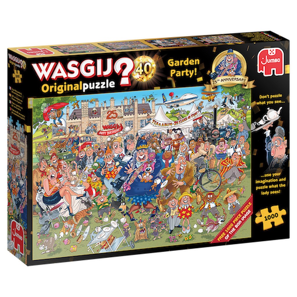 Wasgij original 40: Fest i haven - 2x1000 brikker