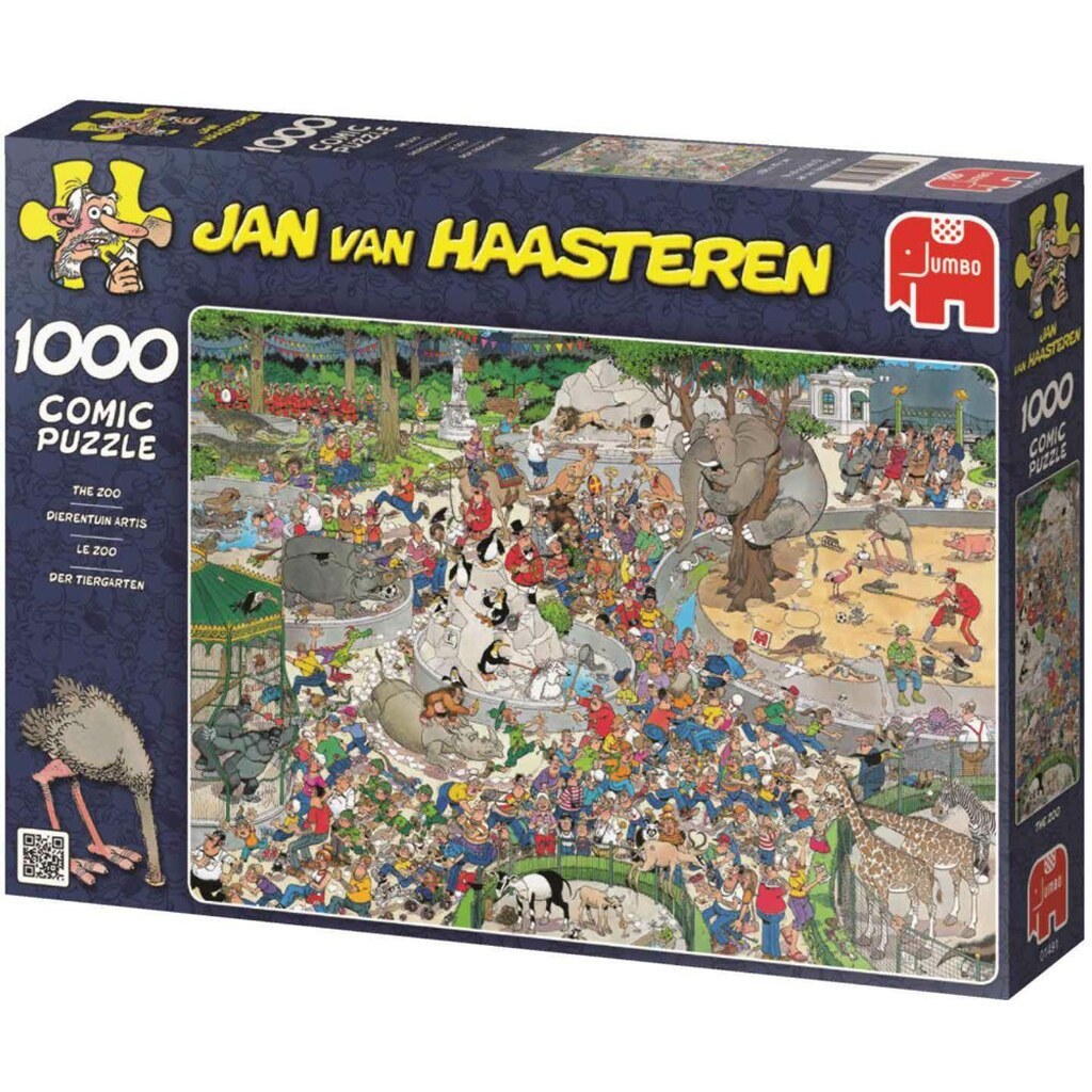 Jan van Haasteren - The Zoo - 1000 brikker