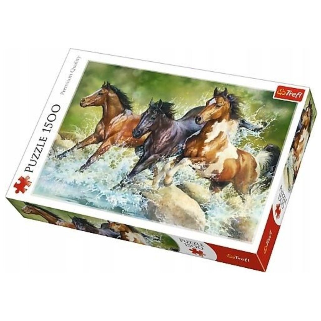 Three wild horses - 1500 brikker