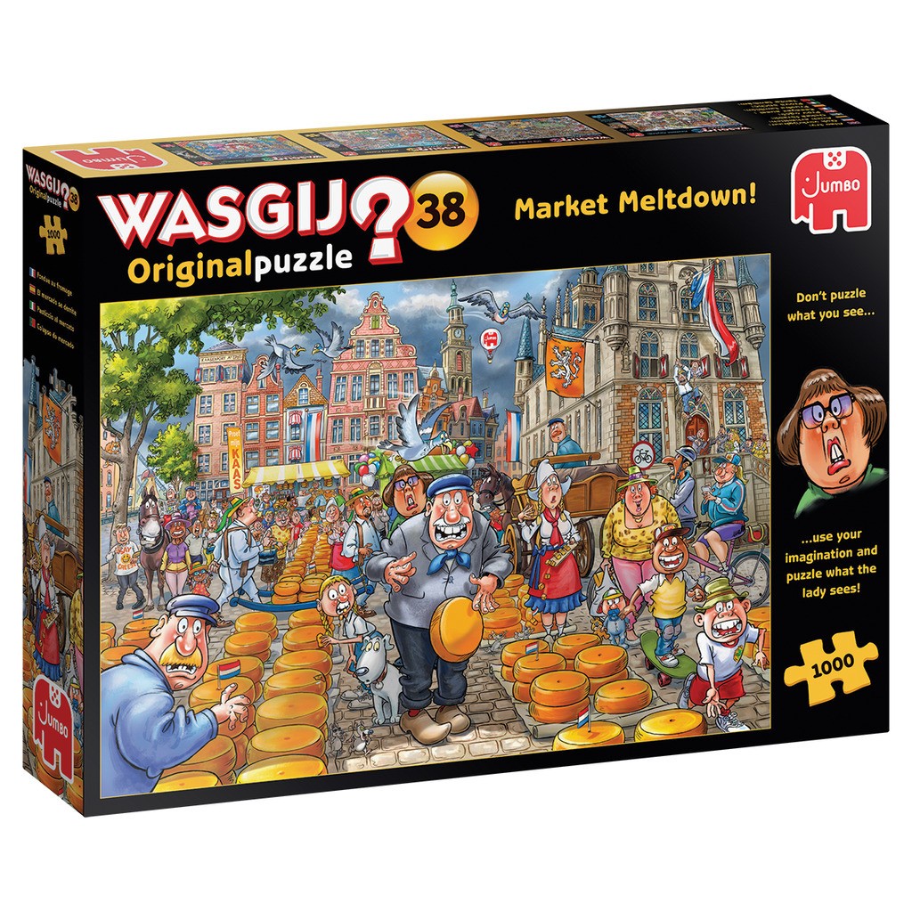 Wasgij Original 38 - Markedspladsen - 1000 brikker