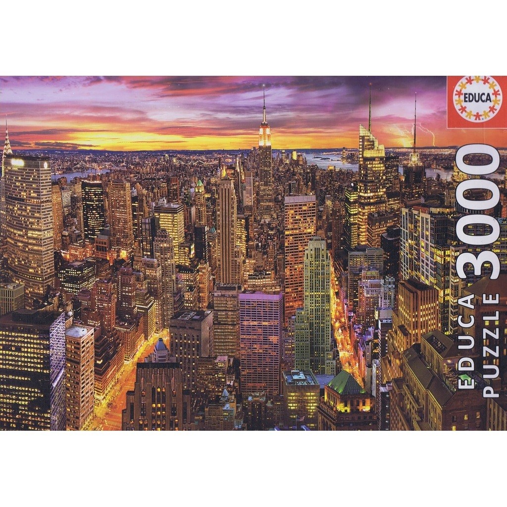 Manhattan Skyline - 3000 brikker