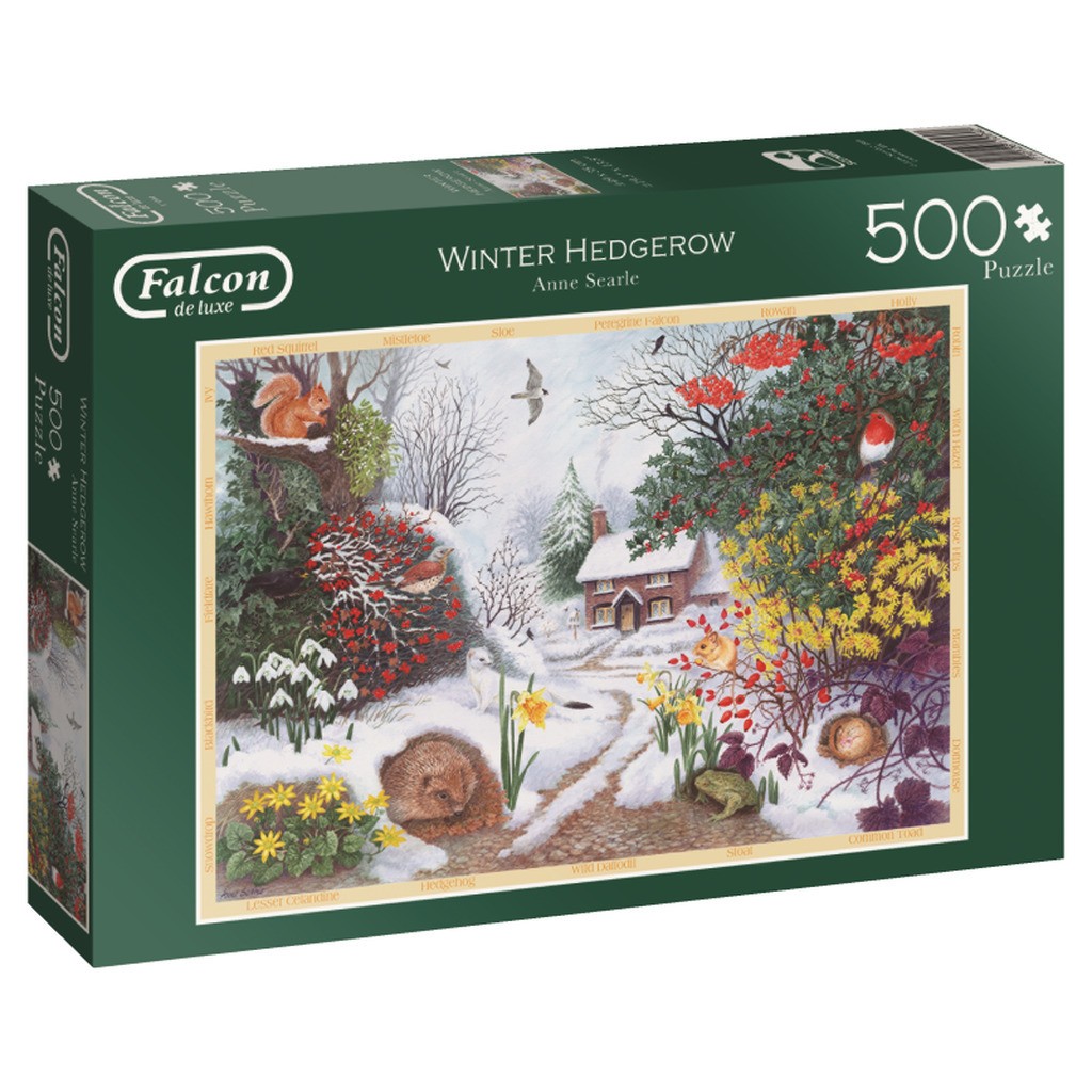 Winter Hedgerow - 500 brikker