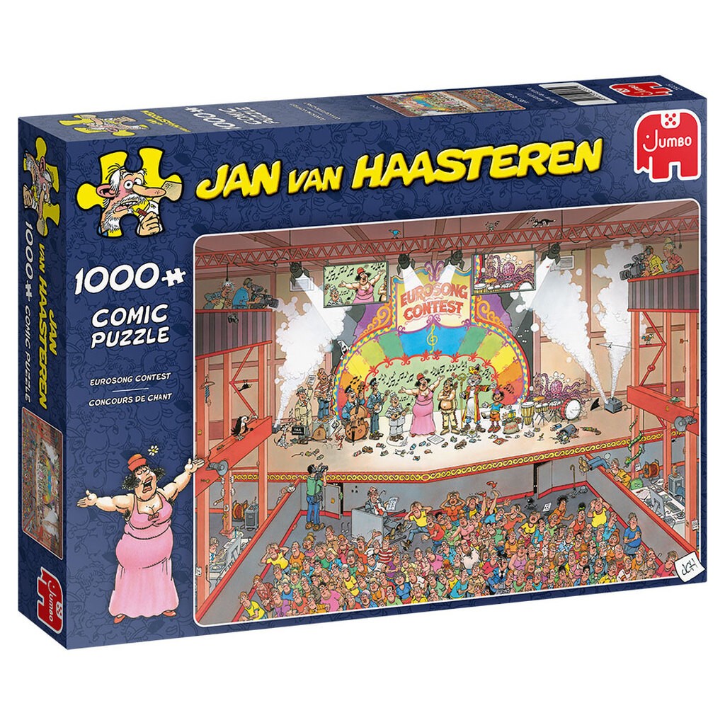 Jan van Haasteren - Eurosong Contest - 1000 brikker